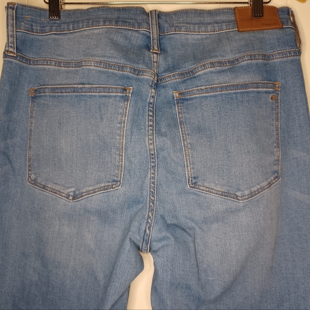 Madewell Light Blue Straight Leg Jeans - Picture 3 of 6